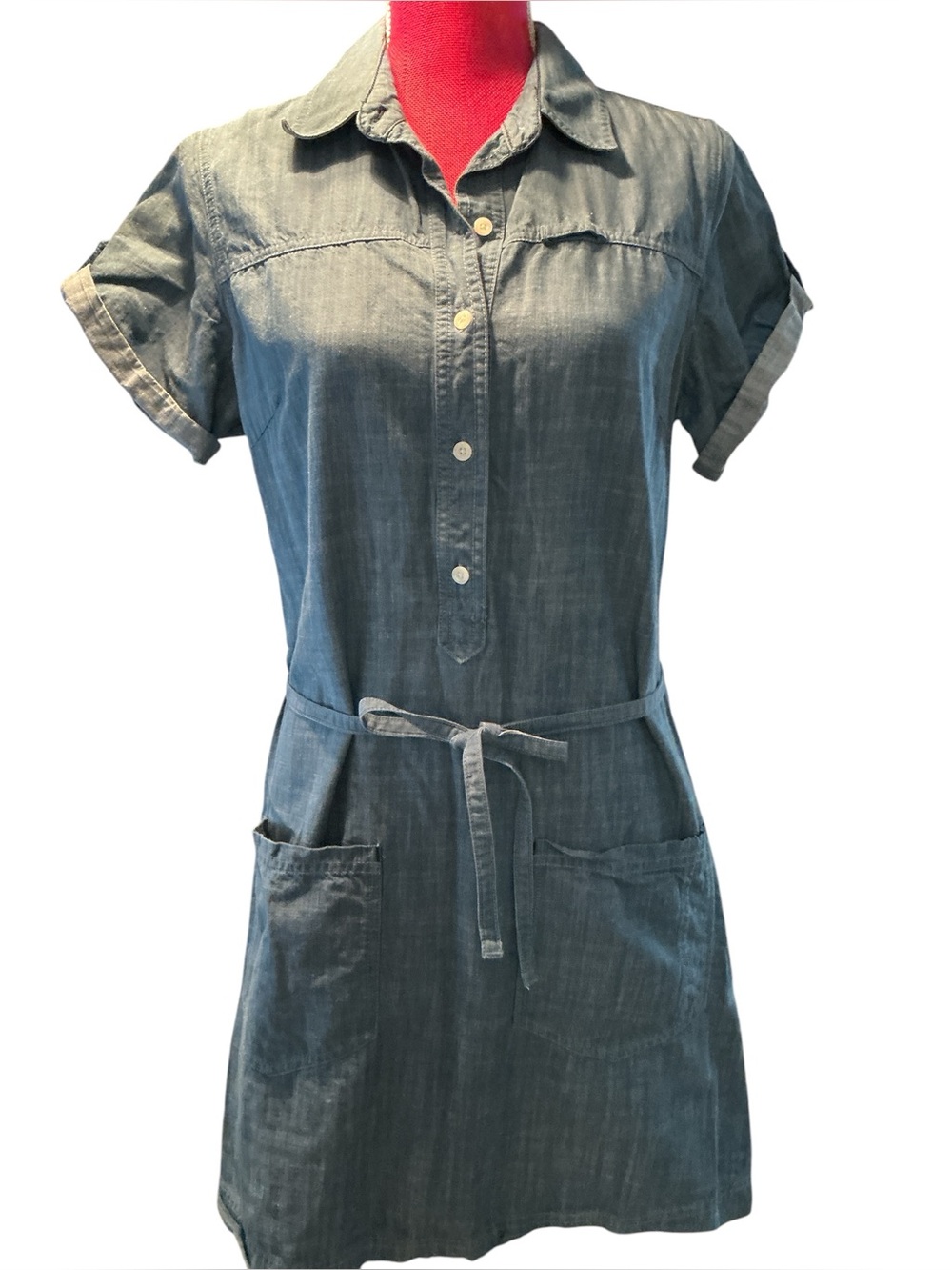 Patagonia chambray dress size 8